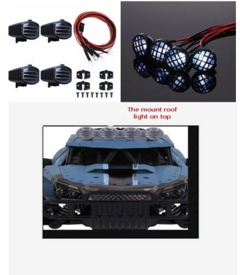 China 1/16 1/18 RC Hobby RC Mount Roof Light Truck 1 10 Scale Remote Control Car Off Road Monster RC Crawler Toy RC Car 2.4 GHz 4WD for sale