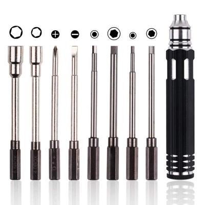 China Vehicles & RC Remote Control Toys 8 in 1 Hex Screwdriver Tool Kit for RC Helicopter Boat Cars for sale