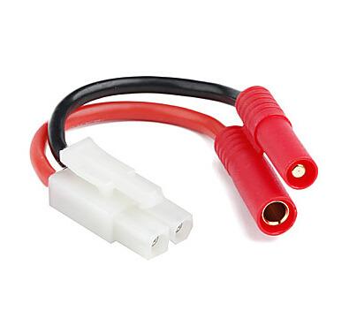 China Power RC 10CM Heavy Duty Silicone 14awg Wire Turnigy HXT 4MM Female To Tamiya Male Connector/Charging Adapter For Lipo Battery for sale