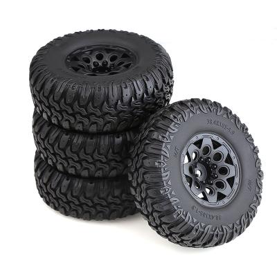 China RC Crawler RC Model 1.9 Inch Rubber Tires Tire and Roll for SCX10 TRX4 TRX6 Tamiya Traxxas Redcat Slash for sale