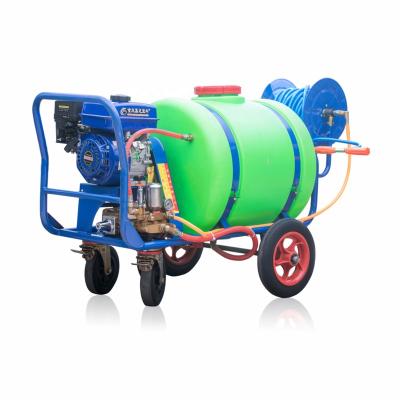 China Agriculture Cart Type 160L Gasoline Engine Power Agricultural Sprayer For Vegetables And Farmland for sale