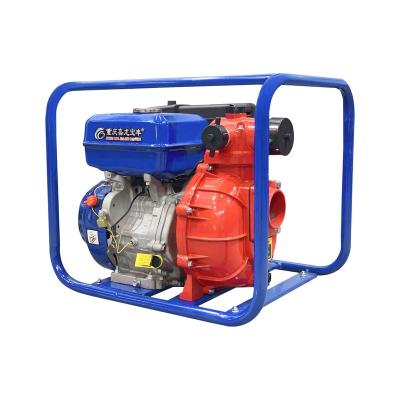 China Automotive Industry High Pressure Fire Fighting 190F 15HP 3 Inch Impeller Single Gasoline Water Pump for sale