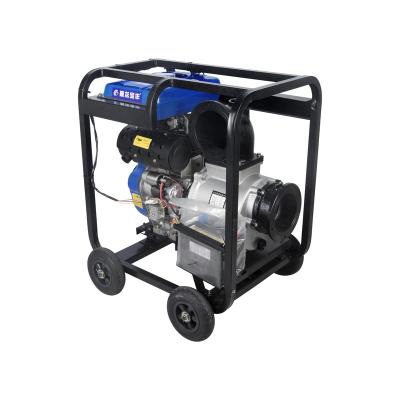 China 192F Electric Starter Air Cooled Irrigation 6 Inch 15hp Diesel Engine Air Cooled Water Pump for sale