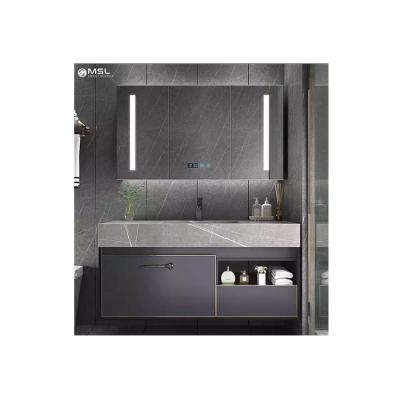 China 4000K 5000K Illuminated LED Mirror Cabinet , Bathroom Vanity Mirror With Storage for sale