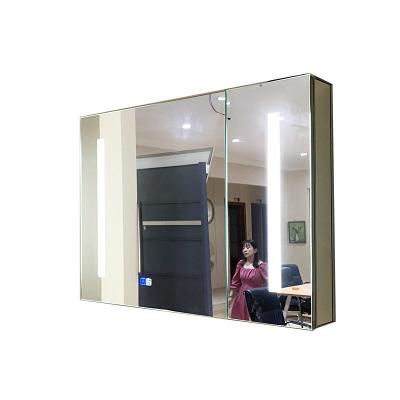 China Cabinet de espejos iluminados con LED 3mm Cabinet de espejos iluminados 3000K en venta