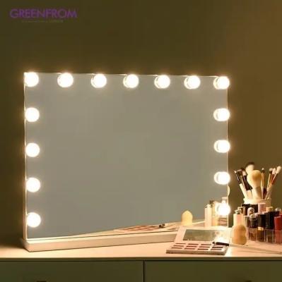 China Rectangle Vanity Touch Screen Mirror Smart Vanity Makeup Mirror Customized for sale