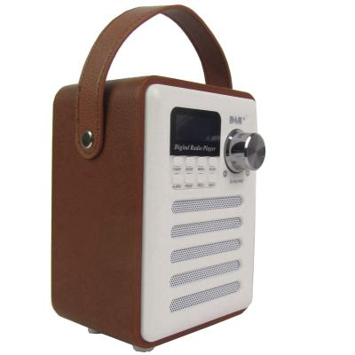 China Retro Portable Digital Radio Speaker Retro TF USB SLOT Subwoofer FM DAB Radio With Blue Tooth Speaker for sale