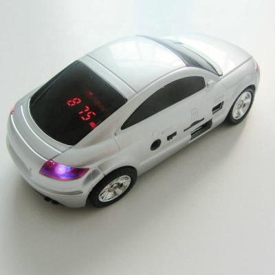 China Mini car speaker cool design wireless portable mp3 mini speaker with TF/USB/FM radio for sale