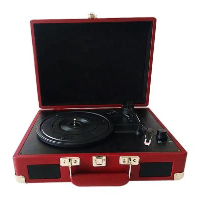 China High Quality Portable Record Player Turntable Record Player With USB Slot for sale