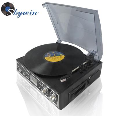 China Audio Turntable Vintage Turntable Stereo DJ Record Player with USB Recording for sale