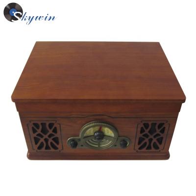 China china 7 in 1 wooden phonograph record player phonograph record player for sale for sale