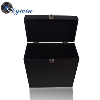 China Portable Vinyl Record Box Vinyl Record Box Storage Cases For Vinyl Album Collections for sale