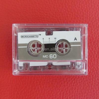 China Shenzhen factory 6cm*4cm*1cm audio blank cassette tape recorder for sale