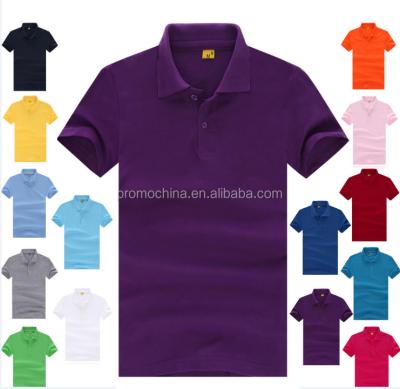 China Anti-pilling Polyester 100% Cotton Polo Shirt For Promotion Custom Made for sale