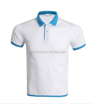 China Factory Wholesale Custom Anti-pilling White 100% Cotton Polo Shirt for sale