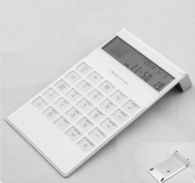 China 8 Digit Calculator With Clock And Calendar Multi Function Calculator ABS 8 Digit Custom Plastic Calculator With Clock And Calendar Multi Function Calculator With Clock For Promotion for sale