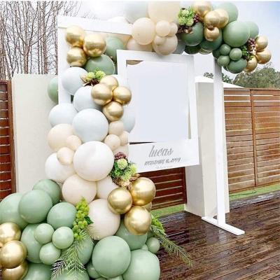 China Wholesale 2021 Latex Avocado Green Balloons Birthday Party Decoration Balloons Garland Set Arch Kit Wedding Balloon for sale