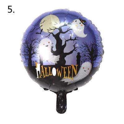 China 2021 Movie Inflatable Halloween Decorations Foil Balloon Toys Pumpkin Party 18 Inch Foil Balloon For Halloween for sale