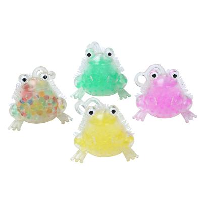 China 2022 Hot Selling Frog Ball Shape Eco-friendly XTQ Materials Effort Small Colorful Animal Gel Bead For Kids Toy Ball for sale