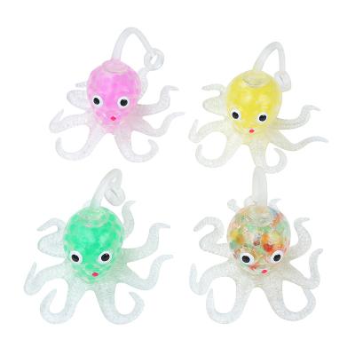 China Soft Squishy Toy Beads Octopus Puff Ball TPR Compression Toys Stress Anxiety Relief Toys for sale