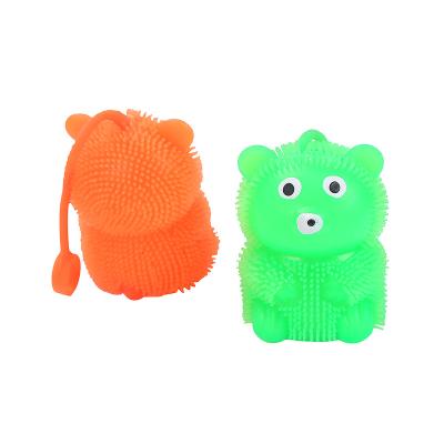 China Eco-friendly Materials XTQ Factory Outlet Tpr Squeeze Animal Toys Cute Whistle Bear Kids Ball Relaxation Toy Anti Stress Ball for sale