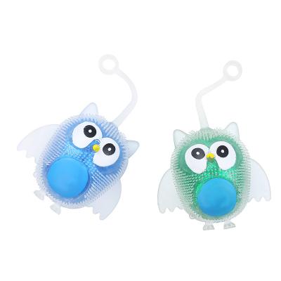 China Toy New Hot Selling Soft TPR Large Owl Stress Ball Squeezed Toys For Kids Animal Squeezer Balls Toys for sale