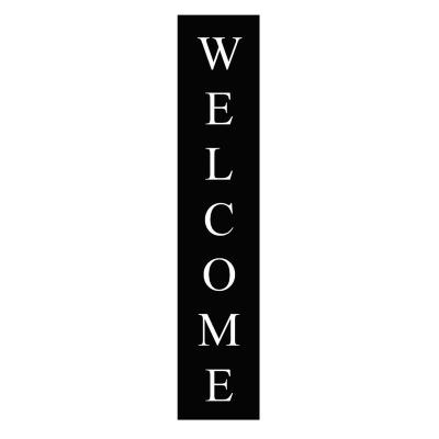 China Europe Home Decor Solid Wood WELCOME Sign for sale