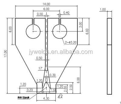 China Heater tip OEM ODM heater tip/heater tools/thermode for hotbar for sale