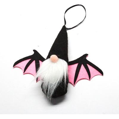 China High-quality New Halloween Broomstick Top Hat Witch Dwarf Gnome Doll Ornaments Cute Cartoon Dwarf Elf Home Decor Halloween Celebration for sale