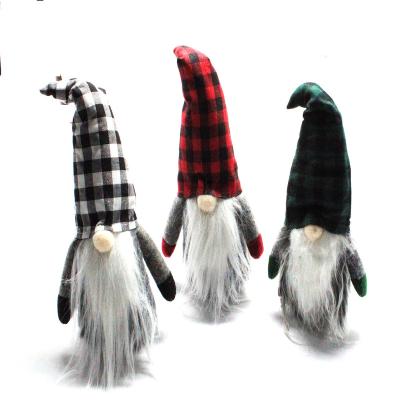 China High-quality Christmas Faceless Gnome Plush Swedish Tomte Santa Doll Xmas Christmas Faceless Goblin Old Man Tree Decoration for sale