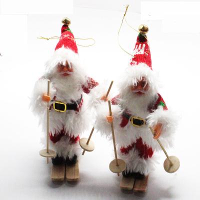 China High-quality Outdoor Decoration Inflatable Christmas Christmas Inflatable Snowman Skiing Santa for sale