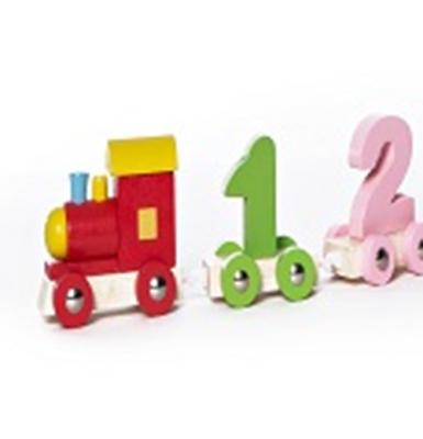 China Unique Painted Wooden ABC Letter Number Of Cheap Kid Children's Educational Toy Baby Educational Toys Big Large Blocks Train Set Alphabet for sale