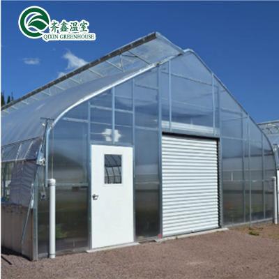 China Single-span Fruit Vegetable Flowers Tomatoes Korean Greenhouse Hydroponic Greenhouse Covering Plastic For Sale for sale