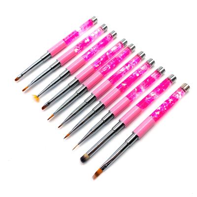 China BIYUE NAIL Acrylic Nail Brush Sakura Custom Brushes for sale