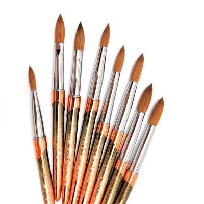 China NAIL Biyue New Design Pure Kolinsky Hair Nail Brush 2#/24# Nail Art Brush Acrylic Nail Brush for sale