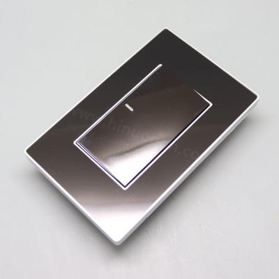 China Honduras Acrylic Acrylic Glass Switch Panel Modern Electrical Switches for sale