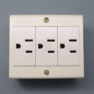 China Residential / General Purpose Electrical Dock Items Electrical Outlet 127v North America for sale