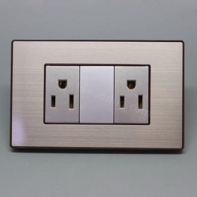 China Residential / General Purpose Electrical Outlet Materials 13a Plug Stainless Steel Metal Frame for sale