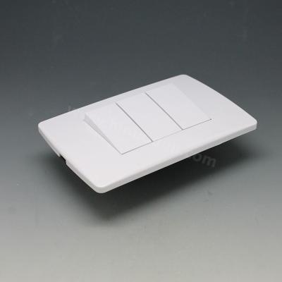 China ABS 125volts Electrical Modular Wall Light Electrocal Switch Covers for sale