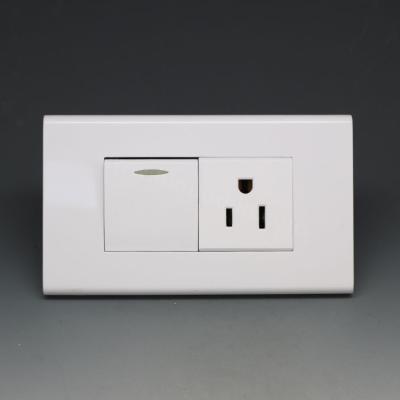 China Swich Electrical Outlets Residential / Multipurpose Decorative Modular Multiple Socket Outlet for sale