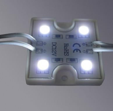 China High lumen 4pcs SMD 5050 leds plastic shell led module with CE&ROHS IP67 for sale