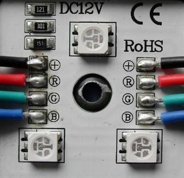 China 3pcs SMD 5050 led Iron shell waterproof led modul with high lumen for sale