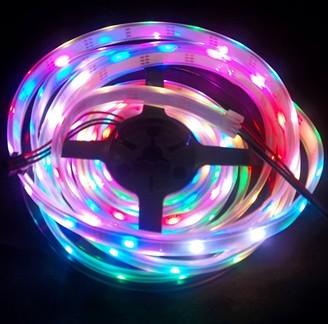 China High bright magic color digital led strip light 30led/m 30IC built-in LED for sale