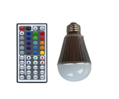 China AC85-265V RGB 3*3W E27 led bulb light with CE&ROHS approved for sale