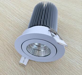 China adjustable head COB led recessed ceiling light for sale