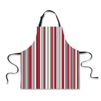 China Eco-friendly Cotton Polyester Apron Sublimation Canvas Print Cooking Apron For Men for sale