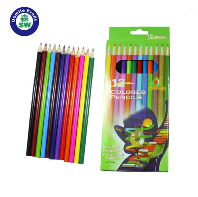 China Sour Lead Logo Printed Colored Pencil Custom Made Promotional for sale