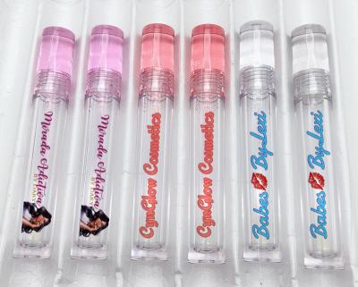 China America Cosmetic Lip Gloss Bestselling Tube Tube Transparent Custom Personal LOGO for sale