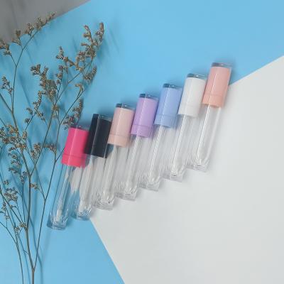 China Customized 8ml lip gloss tube large capacity logo plastic container personal lip gloss tube cosmetic for sale