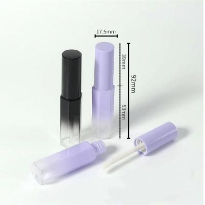 China Cosmetic lip tube 10ml purple black lip gloss tube for cosmetic packaging lip gloss tube for sale